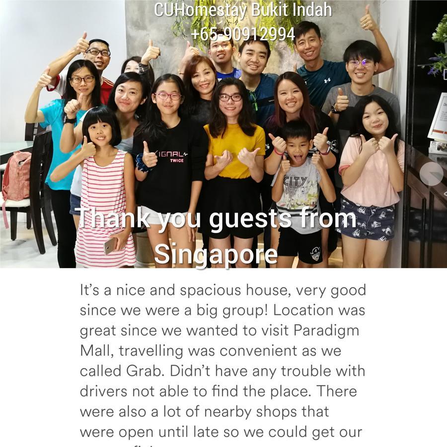 Jb Homestay Bukit Indah Wifi Ciq Mall Legoland Free Parking Джохор-Бару Экстерьер фото